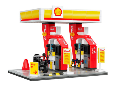 C66028W Конструктор Автозаправка Shell
