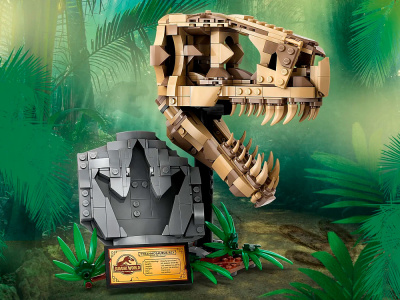 Jurassic World 76964 Конструктор Окаменелости динозавров: череп Ти-Рекса