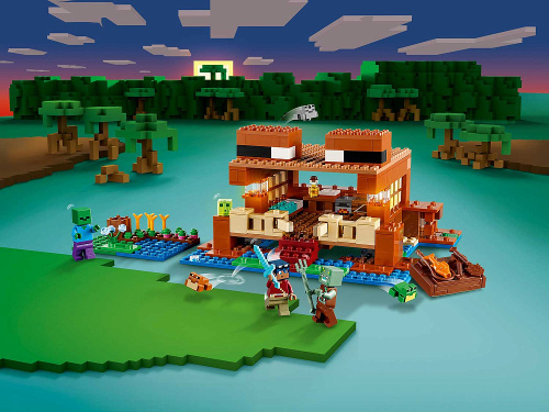 Minecraft 21256 Конструктор Лягушачий домик