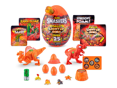 7474 Игрушка Zuru Smashers: Mega Light-UP Dino, в ассортименте