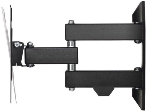 Кронштейн Hama 19"-48" наклонный, поворотно-выдвижной черный