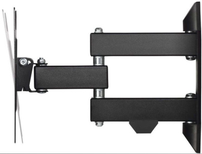 Кронштейн Hama 19"-48" наклонный, поворотно-выдвижной черный