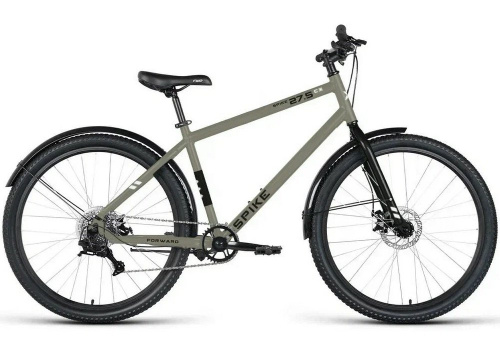 Дорожный велосипед Forward Spike CX 27.5, год 2026, цвет Серый-Коричневый, ростовка 18