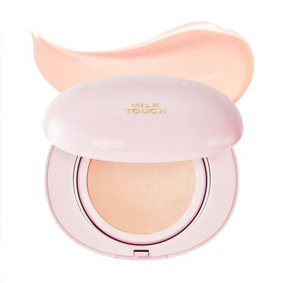 Кушон с сияющим финишем Milk Touch All-day Skin Fit Milky Glow Cushion 19C Rosy Ivory