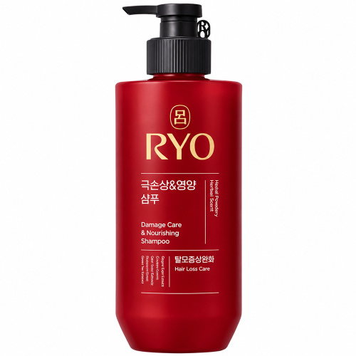 Увлажняющий шампунь для повреждённых волос RYO Damage Care & Nourishing Shampoo 480 мл