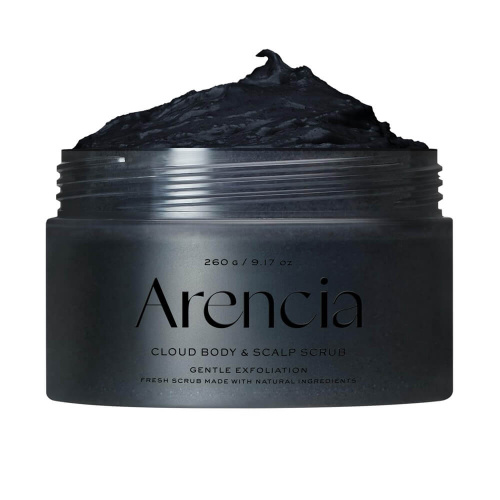Парфюмированный скраб для тела и кожи головы Arencia Fresh Cloud Body & Scalp Scrub Black Tea & Yuzu