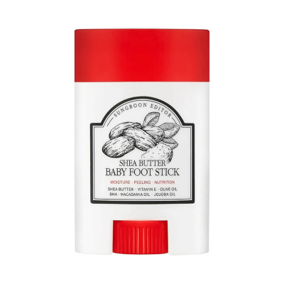 Смягчающий пилинг-стик для ног Sungboon Editor Shea Butter Baby Foot Stick