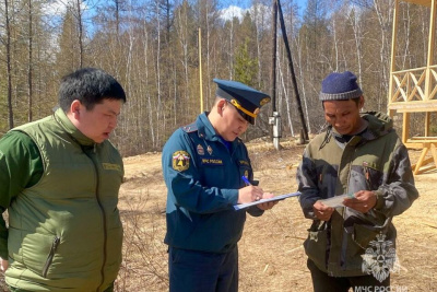 В Амгинском районе усилили профилактику лесных пожаров / ЯСИА   