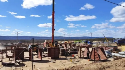 Строительство магистрального газопровода ведется на месте будущей Новоленской ТЭС / ЯСИА   
