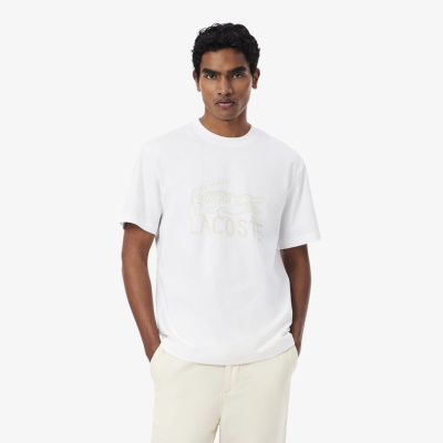 Мужская хлопковая футболка Lacoste