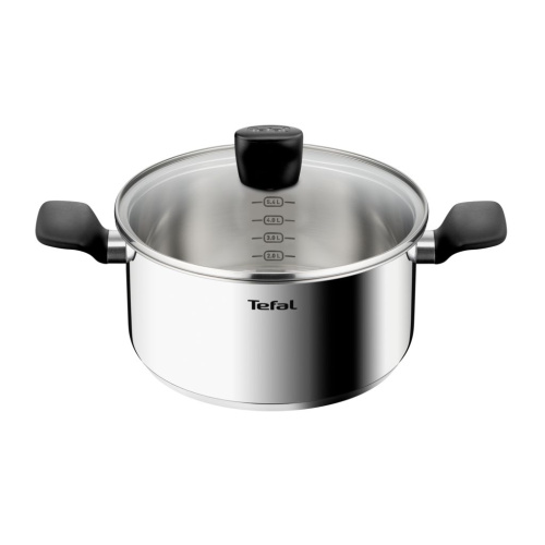 Кастрюля Confidence 24 см со стеклянной крышкой G7644674, 5.4 л