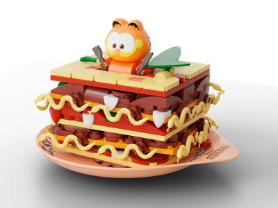 Garfield 86807 Конструктор Гарфилд: Лазанья