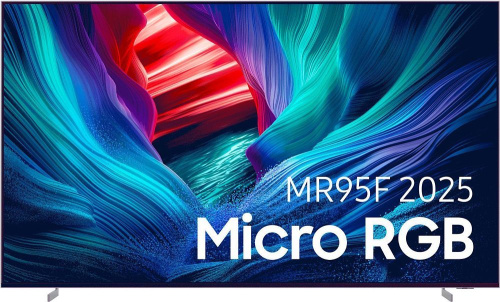 Телевизор Samsung 115" TV AI Micro RGB MR95F 2025, 4K серебряный