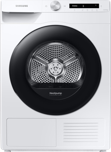Сушильная машина Samsung DV90T5240AW/LP с интеллектуальной панелью, 9 кг белый