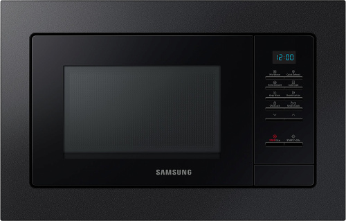 Встраиваемая микроволновая печь Samsung MS23A7013AB/BW, 23 л черный