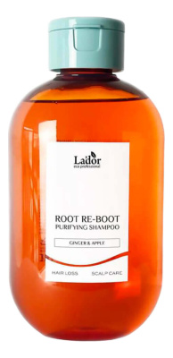 Шампунь для волос с имбирем и яблоком Root Re-Boot Purifying Shampoo 300мл: Шампунь 300мл