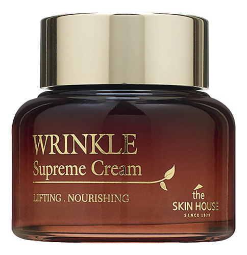 Разглаживающий крем для лица с экстрактом женьшеня Wrinkle Supreme Cream 50мл