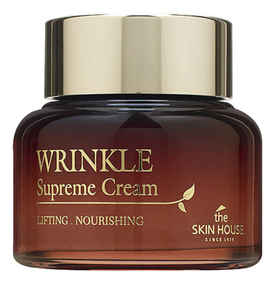 Разглаживающий крем для лица с экстрактом женьшеня Wrinkle Supreme Cream 50мл