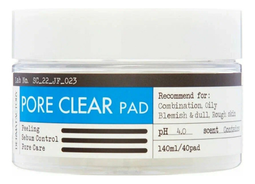 Очищающие пэды для лица Pore Clear Pad 40шт