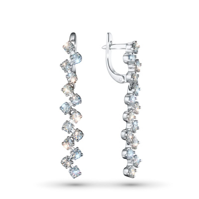 Серьги из белого золота э4712сг08187500