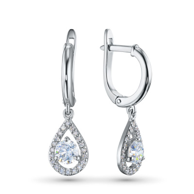 Серьги из белого золота э4712сг06162800