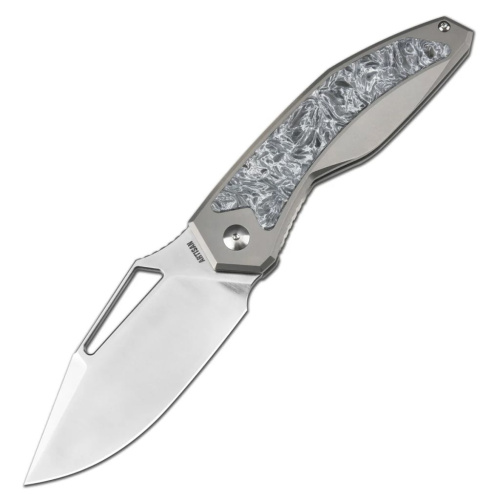 Складной нож Artisan Cutlery Fragarach, сталь S90V, рукоять титан/карбон, серый