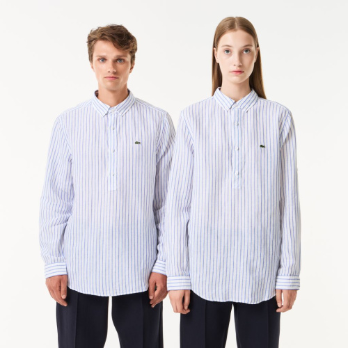 Рубашка Lacoste повседневного кроя унисекс из смеси льна