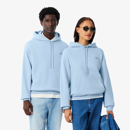Хлопковый свитшот Lacoste унисекс свободного кроя