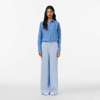 Женские брюки Lacoste из смеси льна