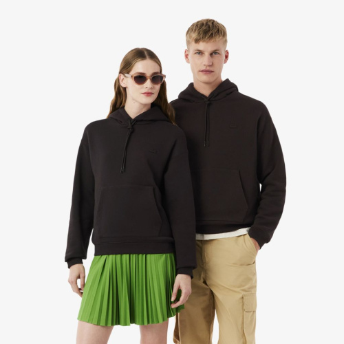 Хлопковый свитшот Lacoste унисекс свободного кроя
