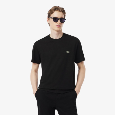 Мужская хлопковая футболка Lacoste из смеси льна