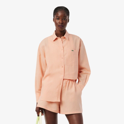 Женская рубашка Lacoste из льна