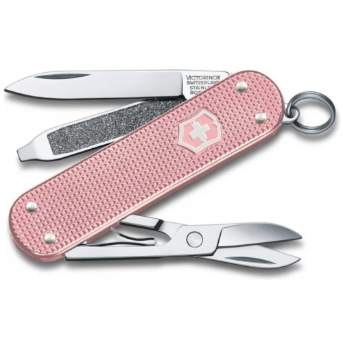 Нож перочинный Victorinox Alox Classic SD Colors, Cotton Candy, светло-розовый алюминий, 5 функций, 58 мм