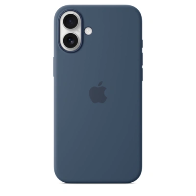 Чехол-накладка Silicone Case Series для Apple iPhone 16 (синий)
