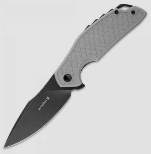 Складной нож Mr.Blade Wyvern blackwash сталь AUS-8, рукоять Grey FRN