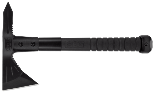 Топор - тактический томагавк Voodoo Hawk Mini Black - SOG F183, сталь 3Cr13MoV Hardcased Black, рукоять термопластик GRN, чёрный