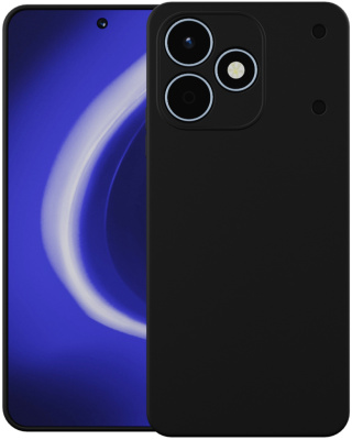 Клип-кейс Krutoff Soft для realme Note 80 Чёрный
