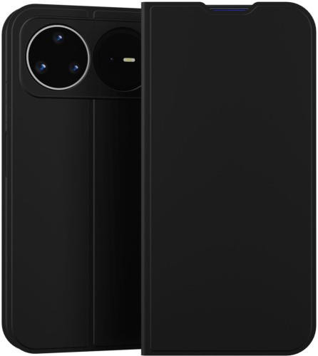Чехол-книжка Krutoff Magnet для HUAWEI Nova 15 Pro Чёрный