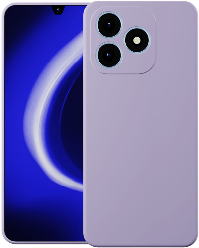 Клип-кейс Krutoff Silicone для HONOR X5c Фиолетовый