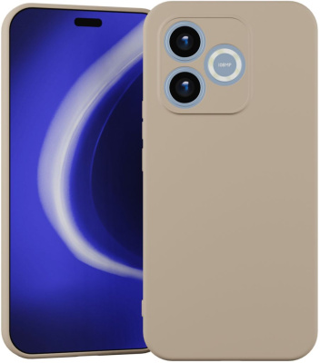Клип-кейс Krutoff Silicone для HONOR 600 lite Коричневый