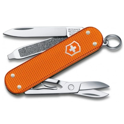Нож перочинный Victorinox Alox Classic SD Colors Limited Edition, оранжевый алюминий, 5 функций, 58мм