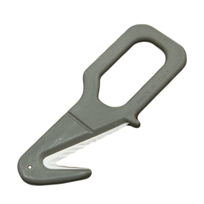 Стропорез Fox Rescue Emergency Tool, сталь 420J2, рукоять термопластик FRN, зеленый