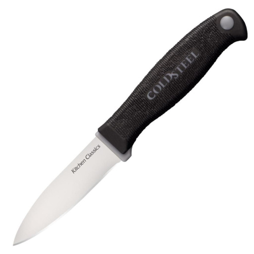 Кухонный нож для овощей и фруктов Cold Steel Paring knife (Kitchen Classics) 7.5 см, сталь 4116, рукоять Kray-Ex, черный