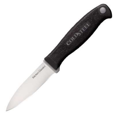 Кухонный нож для овощей и фруктов Cold Steel Paring knife (Kitchen Classics) 7.5 см, сталь 4116, рукоять Kray-Ex, черный