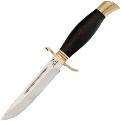 Финка НКВД МТ-107, сталь 95х18, латунь, граб, Ворсма