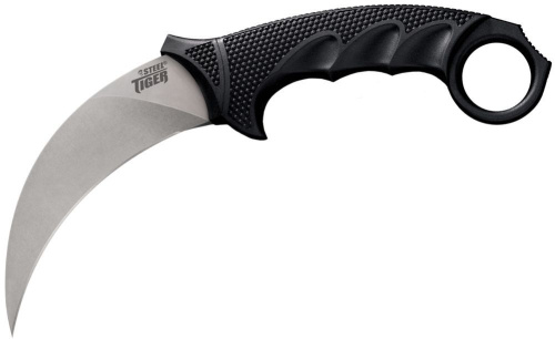 Керамбит Cold Steel Steel Tiger, сталь AUS-8A, рукоять кратон, черный