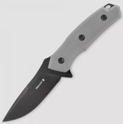 Туристический нож Mr.Blade Hellcat Covert, сталь AUS-8, рукоять G10, серый