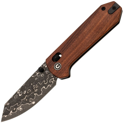 Складной нож CIVIVI Yonder, сталь Damascus, рукоять дерево