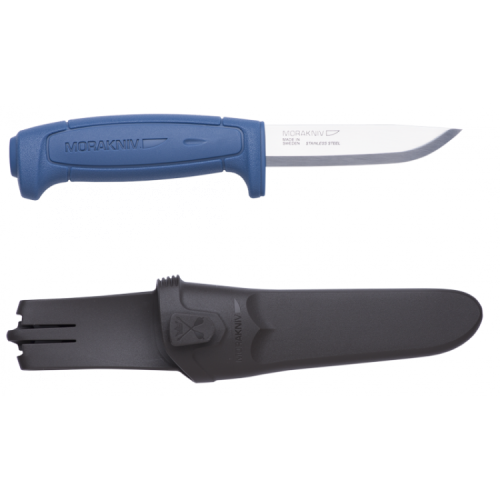 Нож Morakniv Basic 546, нержавеющая сталь, пластик, синий