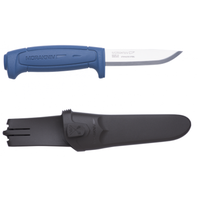Нож Morakniv Basic 546, нержавеющая сталь, пластик, синий